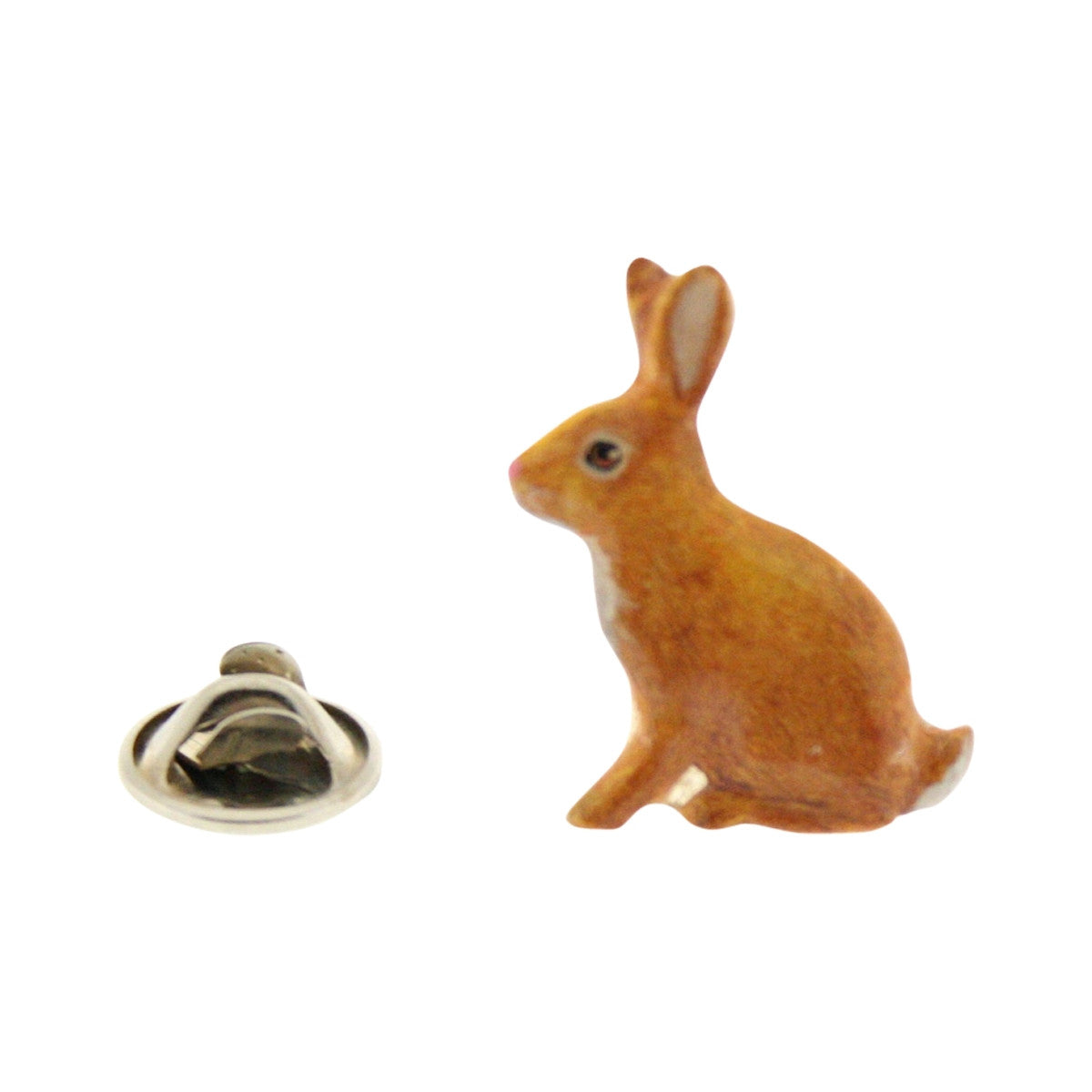 Rabbit Pin ~ Hand Painted ~ Lapel Pin ~ Hand Painted Lapel Pin ~ Sarah's Treats & Treasures